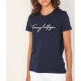 Tommy Hilfiger Kadın Lacivert Nolimitt Neck Logo Tshirt WW0WW24967