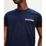 Tommy Hilfiger Organic Cotton Logo Detaylı Erkek Lacivert Tişört MW0MW14302DW5