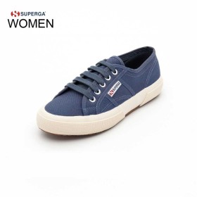 Superga Lacivert Kadın Keten Ayakkabı 2750-COTU CLASSIC S000010
