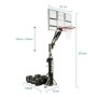 Kipsta B900 Kids Adult Portable Basketball System 7'10" 10' B900 Set