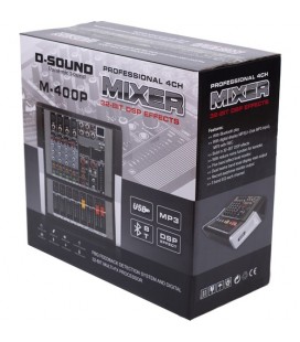 D-Sound M-400P 4 Kanal Power Mixer