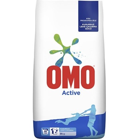 Omo Active 9 kg 60 Yıkama Toz Çamaşır Deterjanı