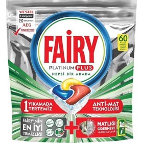 Fairy Platinum Plus 60 Adet Bulaşık Makinesi Tableti