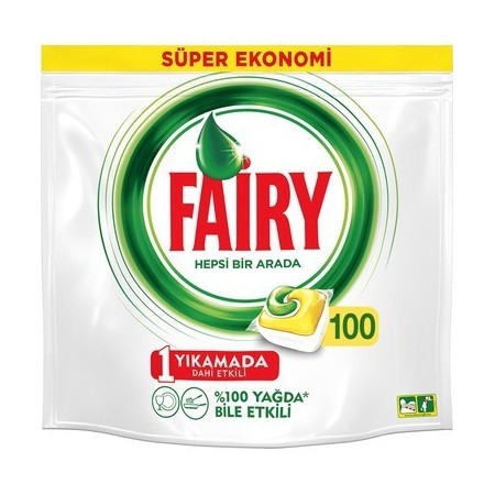 Fairy Hepsi Bir Arada 100 Yıkama Bulaşık Makinesi Tableti