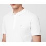 AllSaints Brace Ramskull Logolu Polo Yaka Erkek Beyaz