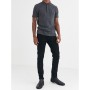 AllSaints Brace Ramskull Logolu Polo Yaka Erkek Gri