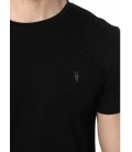 Allsaints Tonic Siyah Logo Nakışlı Basic T-shirt