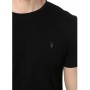 Allsaints Tonic Siyah Logo Nakışlı Basic T-shirt