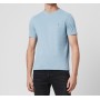 Allsaints Broce Tonic Crew Seramik Mavi Logo Nakışlı Basic T-shirt