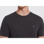 Allsaints Broce Tonic Crew Antrasit Logo Nakışlı Basic T-shirt