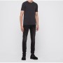 Allsaints Broce Tonic Crew Antrasit Logo Nakışlı Basic T-shirt