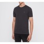 Allsaints Broce Tonic Crew Antrasit Logo Nakışlı Basic T-shirt