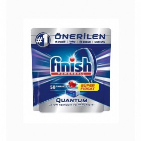 Finish Quantum 50 Tablet Bulaşık Makinesi Deterjanı Finish Powerball