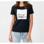 Tommy Hilfiger Alissa Kadın Baskılı Lacivert T-shirt WW0WW27136