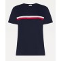 Tommy Hilfiger Organik Cotton Kadın Baskılı Lacivert T-shirt WW0WW29660