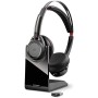 POLY Voyager Focus UC B825-M Kulaklık Saç bandı Siyah Headset