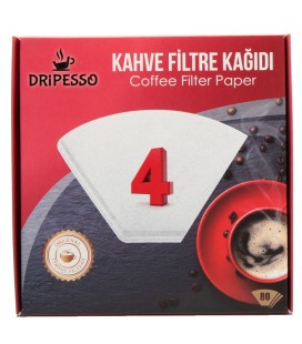 Dripesso Filtre Kahve Kağıdı 1/4 80'li