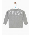 B&G Store Tyess Kız Çocuk Gri Sweatshirt 19FW2TJ4446