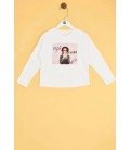 B&G Store Tyess Kız Çocuk Beyaz T-Shirt 19FW2TJ4526