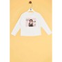 B&G Store Tyess Kız Çocuk Beyaz T-Shirt 19FW2TJ4526