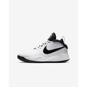 Nike Team Hustle D 9 Unisex Beyaz Basketbol Ayakkabısı AQ4224-100