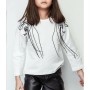 B&G Store Tyess Kız Çocuk Ekru Sweatshirt 19FW1TJ4430