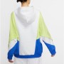 Nike Sportswear Kadın Beyaz-Yeşil Kapüşonlu Sweatshirt CJ2029 - 051