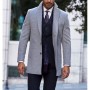 Dufy Erkek Kaban Slim Fit Gri Erkek Kaban DU3194261008