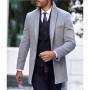 Dufy Erkek Kaban Slim Fit Gri Erkek Kaban DU3194261008