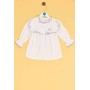 B&G Store Kız Bebek Beyaz Gömlek 19FW2BG2615