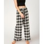 Happiness İst. Kadın Siyah Kareli Desenli Viskon Pijama Altı DD00621
