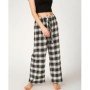 Happiness İst. Kadın Siyah Kareli Desenli Viskon Pijama Altı DD00621
