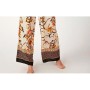 Happiness İst. Kadın Krem Desenli Palazzo Viskon Pantolon BH00261