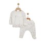 Luggi Baby Kız Organik Çiçek Pijama Takım Lg-4506