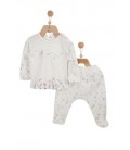 Luggi Baby Kız Organik Çiçek Pijama Takım Lg-4506