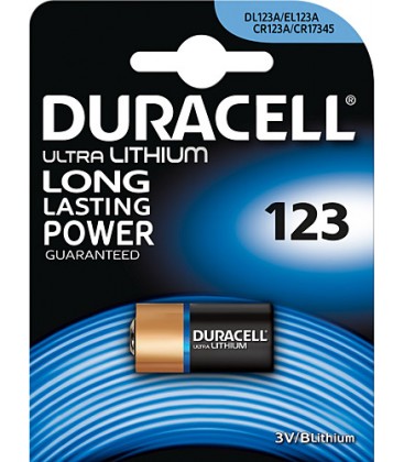 Duracell 123 Cr123a Cr17345 3v B Ultra Lithium Pi̇l