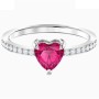 Swarovski One Heart Kırmızı Rodyum Kaplama Yüzük 5474941