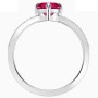 Swarovski One Heart Kırmızı Rodyum Kaplama Yüzük 5474941