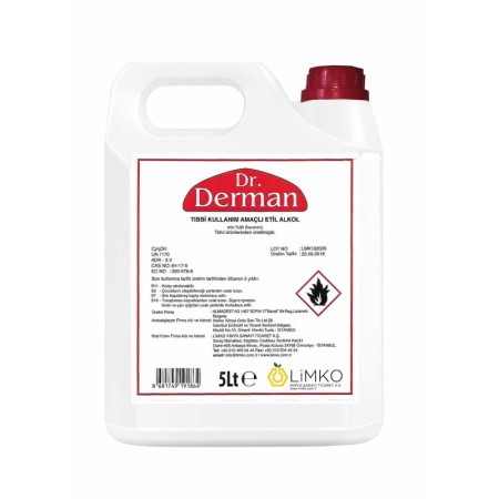 Dr. Derman Tıbbi Kullanım Amaçlı Etil Alkol 5 lt.