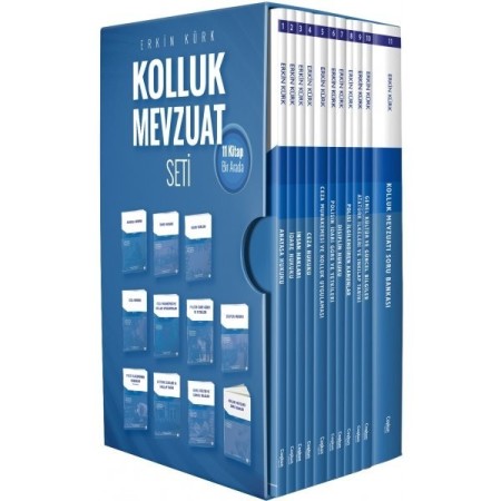 Erkin Kürk Kolluk Mevzuat Soru Bankası Seti 3.Baskı 11 Kitap
