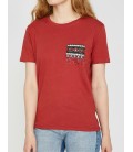 Koton Kadın İşlemeli T-Shirt - Terracotta 8YAK13683QK996