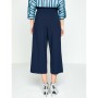 Koton Kadın Geniş Paça Pantolon - Lacivert 8YAK42492UW710