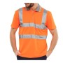 Wowow Workwear Reflektörlü Polo Yaka T-shirt