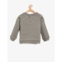 Koton Kız Çocuk Baskılı Sweatshirt  Antrasit 8KMG19631OK045
