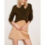 Trendyolmilla Kadın Haki Fitted Triko Kazak TCLAW19FV0344