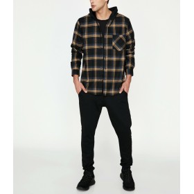 Koton Erkek Kareli Gömlek Sarı Kareli 9KAM61342NWT40