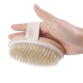 Yumuşak Doğal Kıl SPA Banyo Fırçası Ahşap ZK648200