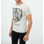Koton Erkek Grafik Baskı T-Shirt  Gri 6KAM11586LK023
