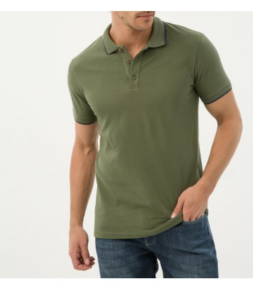 Koton Erkek T-Shirt Yeşil 6YAM12203LK765