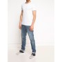 Defacto Erkek Beyaz Basic Bisiklet Yaka T-shirt G5719AZ